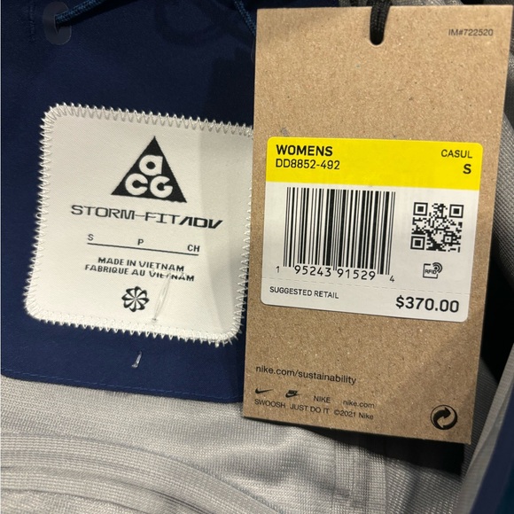 Nike ACG Gore-Tex Storm-FIT USA Olympic Chain of Craters Women’s Size S Jacket - Picture 9 of 11